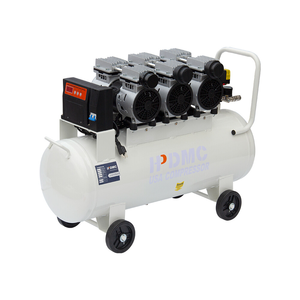 Ultra Quiet Air Compressor Oil Free Air Compressor 3HP 115PSI MAX W/ 17 Gal Tank