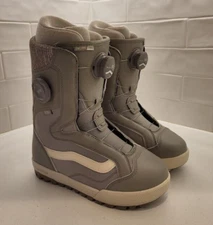 Vans 24/25 Encore Pro Khaki White Women's Size 8 Snowboard Boots Ride K2