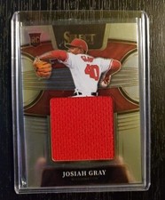 2022 PANINI SELECT JOSIAH GRAY ROOKIE JUMBO PATCH NATIONALS