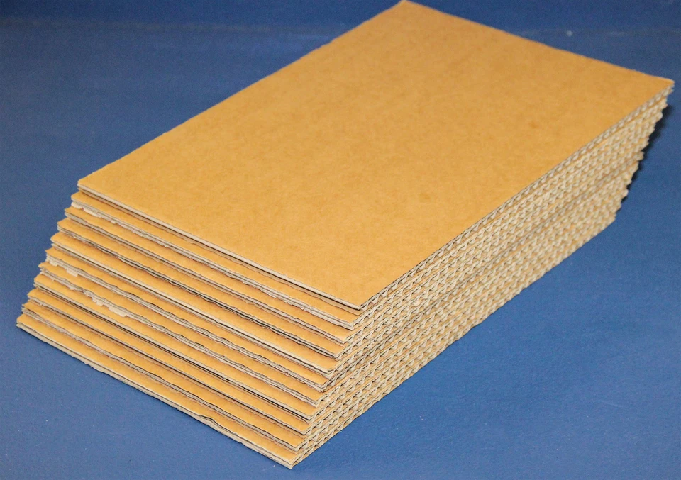 MRPOLYSTYRENE 50 CORRUGATED BOARD CARDBOARD SHEETS BROWN DOUBLE WALL C1 917mm X 648mm