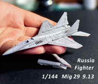 3D Printed 1/144 Soviet fourth-generation fighter MiG-29 Unpainted Model