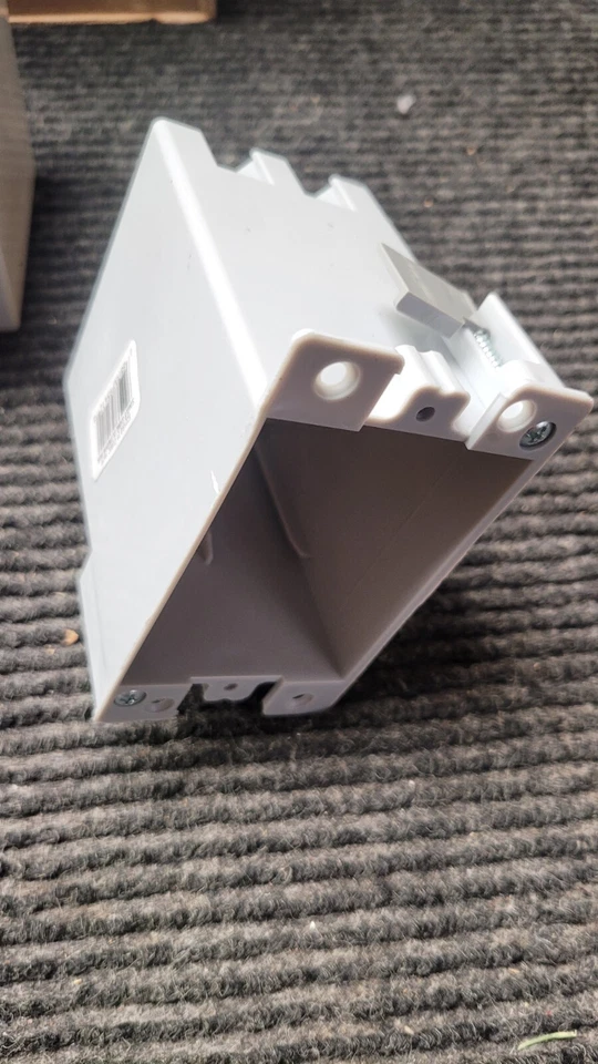 Lote de 5 EZ21SO Pvc Antiguo Trabajo 1 Banda, Industrias Cantex, Caja de Salida Única Foto 3 de 4