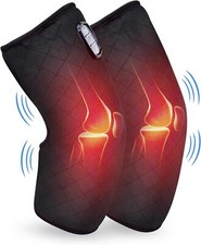 Heated Knee Brace Wrap with Vibration Massage - Knee Heating Pad with Vibration