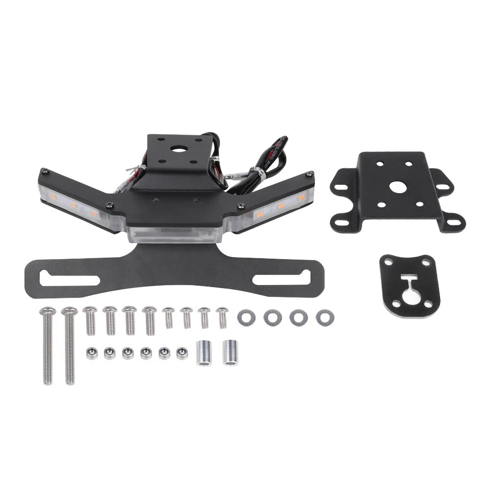 Kit de luces de señal de giro LED con soporte de matrícula trasero para YAMAHA FZ07 MT-07 14-20 Foto 4 de 4