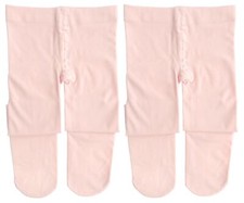 Dance Tights Girls Ballerina Costume Pretty Matching Soft Stockings M 6-8 Bal...