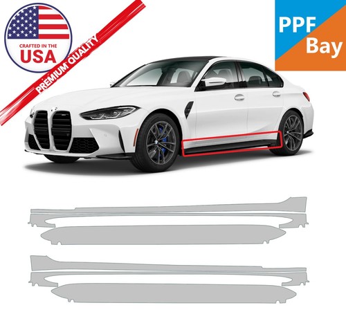 For BMW M3 2021-2025 Rocker Panel Paint Protection Film PreCut Kit PPF ...