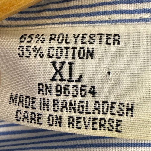 Vtg Mili Designs Nautical Button Down Shirt Striped XL Patriotic USA Stars Boats - Picture 5 of 16