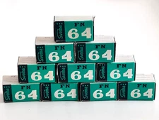 10 rolls Svema FN-64 135/35mm 36exp. ISO 64 B&W Camera Negative Film