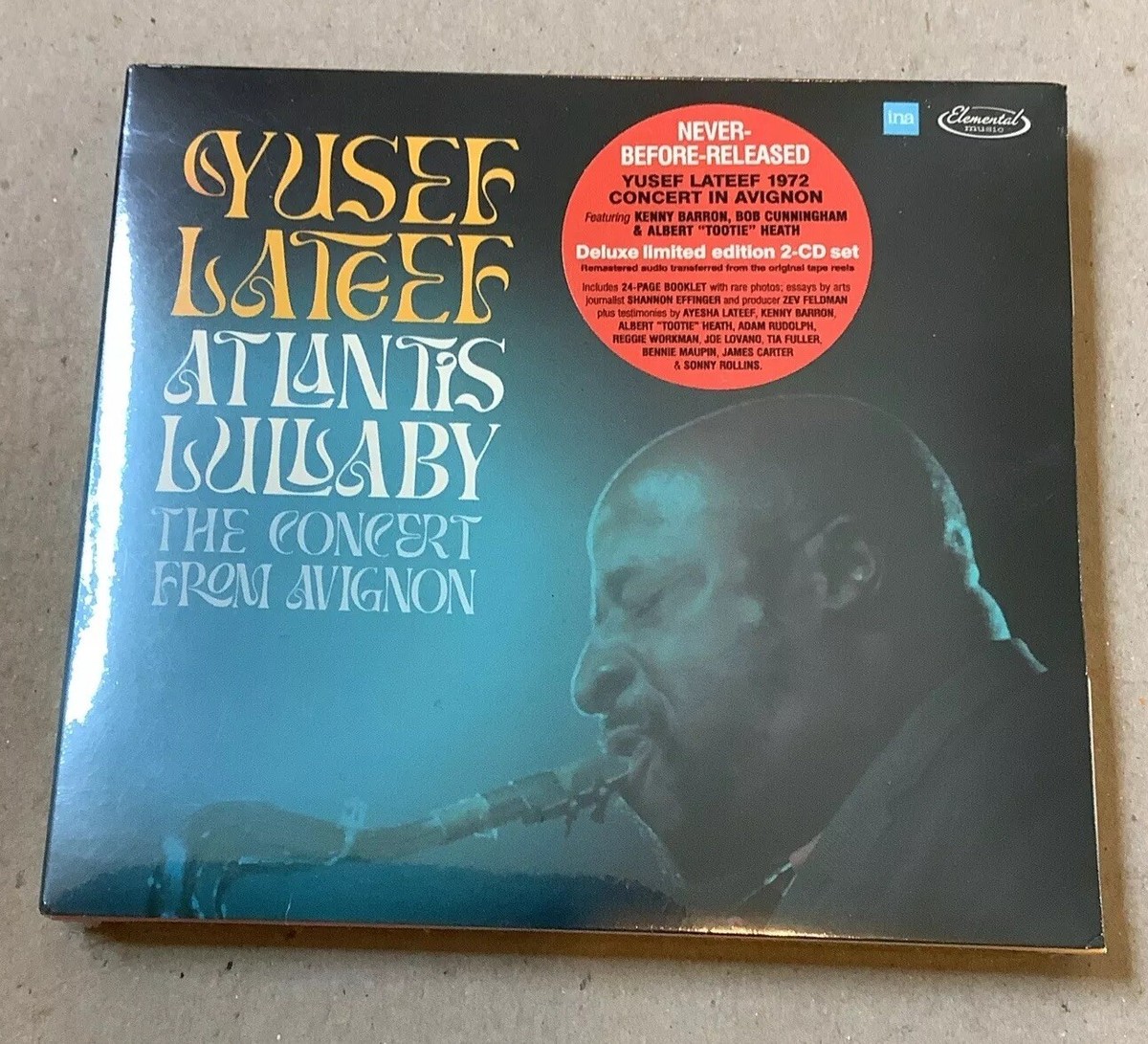 Atlantis Lullaby: The Concert From Avignon by Yusef Lateef 2x CD 