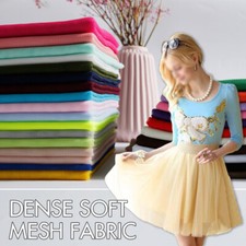 Suave Gasa Tul Red Tela Cortina Malla Rollo Costura Disfraz Decoración de Boda 10 m