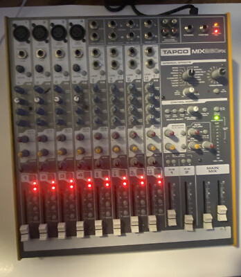 TAPCO MIX260fx パワードミキサー Tapco MIX260FX Mix.260FX Compact Mixer - Canada's Favourite
