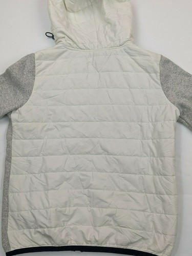Tommy Hilfiger Athluxe Womens Sweater Puffer Jacket Full Zip Hood Y2k - Picture 3 of 4