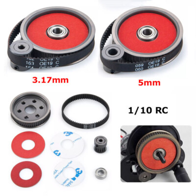 3.17/5mm Riemenantrieb Getriebe für 1:10 RC Axial SCX10 & SCX10 II 90046 Gearbox