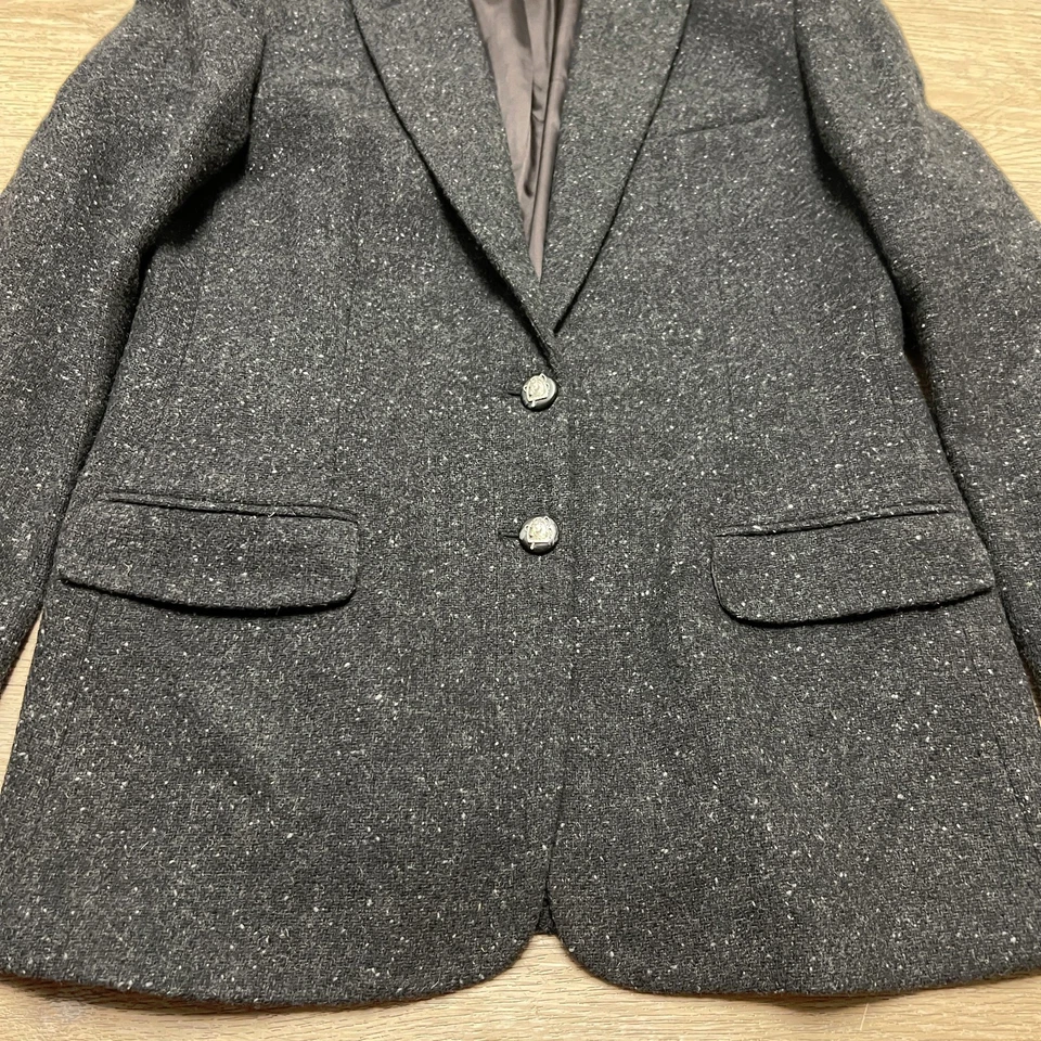 Ralph Lauren Equestrian Blazer Jacket Women’s Size 14 Horse Buttons - Image 4 of 4