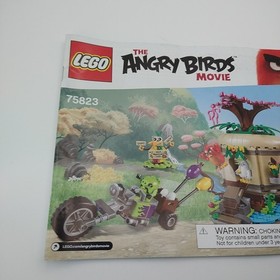 Lego 75823 ANGRY BIRDS Movie Island Egg Heist Instruction Manuals 1 & 2 ONLY