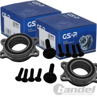 2X GSP RADLAGER-SATZ Vorne Beidseitig Hinten Passend FÜR Audi A4 A5 A6 A7 A8 Q5
