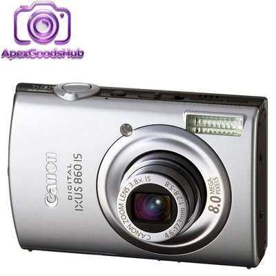 Canon SD870 / IXUS 860 IS/ IXY 910 Digital Camera 8.0MP Built-in Flash - Silver