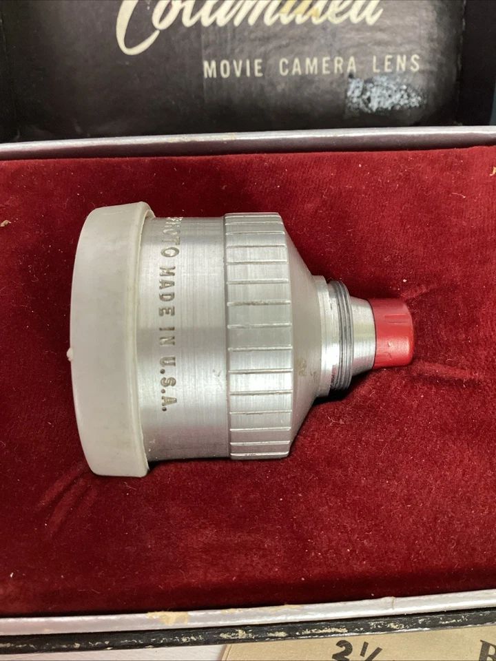 Lente teleobjetivo vintage Bell & Howell 2 1/2X para cámara de película en caja Foto 4 de 4