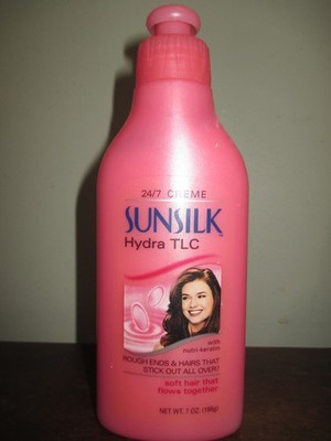Sunsilk Hydra TLC 24/7 Creme Leave In Hair Treatment Nutri-Keratin 7oz Vintage
