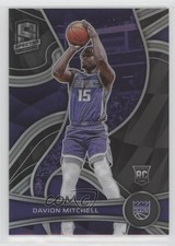 2021-22 Panini Spectra Rookies Silver Prizm Davion Mitchell #107 7m3