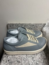Rick Owen's Sneakers Grey Leather Size 43 EU 10 US