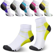 5Pk Compression Socks Planter Fasciitis Heel ...