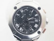 Baume&Mercier Riviera Chronograph MO08669 Stainless Steel Black utomatic Used 2