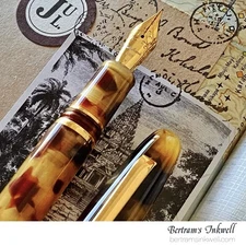 Esterbrook Estie Tortoise Regular Size Gold Trim Fountain Pen