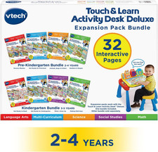 Touch and Learn Activity Desk Deluxe 4-In-1 Pre-Kindergarten Expansion
