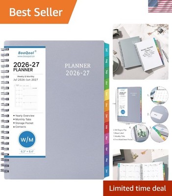 Essential 2026-2027 Academic Planner: 160 Pages, Strong Binding & Smart Design