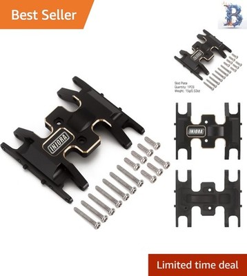 Brass Skid Plate for 1/24 RC Crawlers - Enhances Stability & Traction