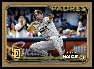 2024 Topps Update Tyler Wade #US266 Gold Parallel #'d 1151/2024 San Diego Padres