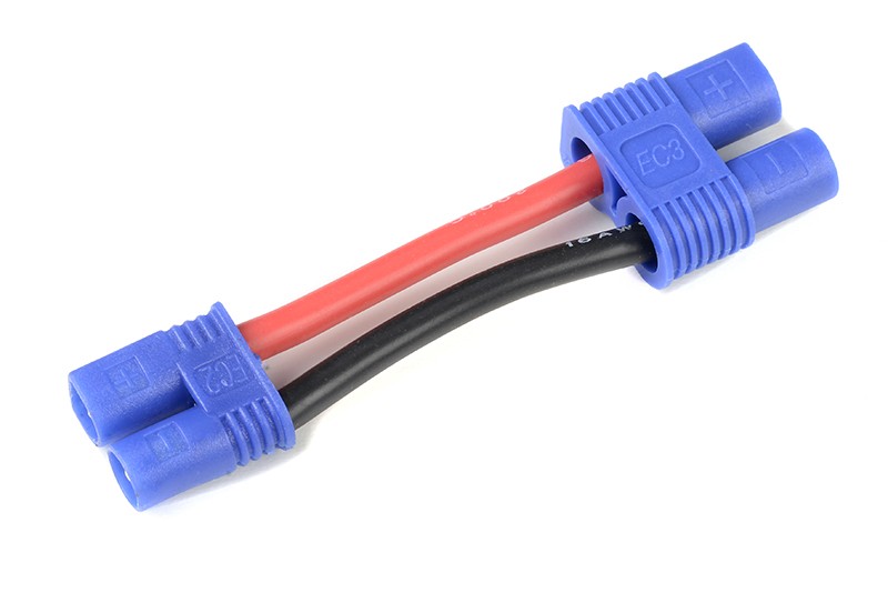 GForce GF-1301-096 Power Adapter Cable EC-2 Plug <=> EC-3 Socket 14AWG Silicone