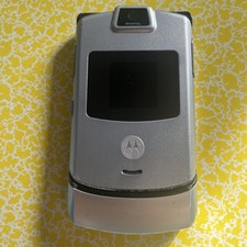 Motorola RAZR GRAY Flip Phone Vintage Powers On