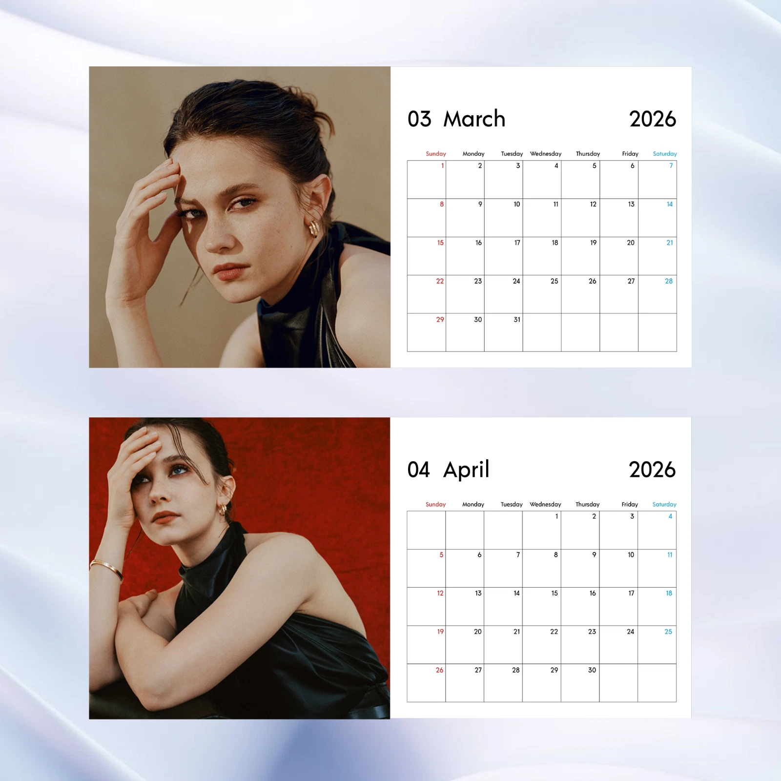 Cailee Spaeny 2026 Wall Calendar, Stylish Actress Photos, Celebrity Fan Gift