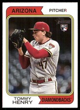 Tommy Henry 2023 Topps Heritage #147 Diamondbacks MLB READ FREE SHIPPING