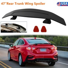 47 120cm Rear Trunk Wing Spoiler Matte Black For Chevrolet Cruze Ls Lt L Sedan