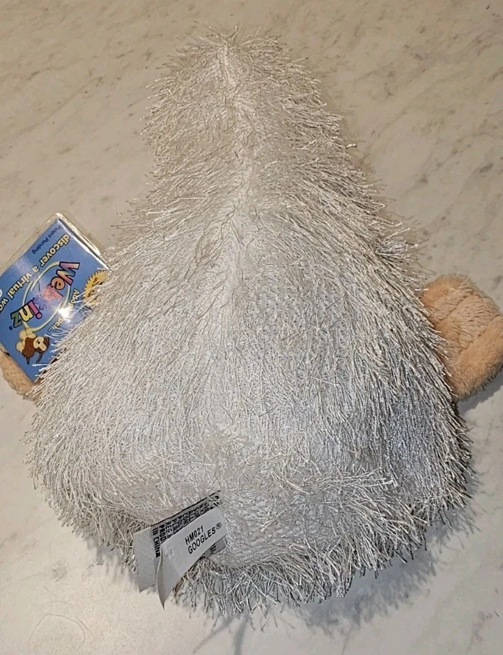 HM208  Ganz Webkinz - White Googles - 12" Plush Stuffed Platypus - New With Tags - Image 3 of 4