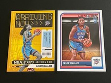(2) 2023-24 Panini NBA Hoops Arriving Now Cason Wallace #29 RC + Base RC #252