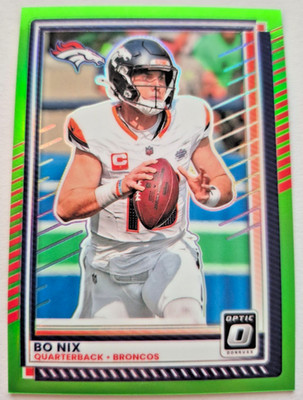 Bo Nix 2025 Optic Neon Green Prizm /199