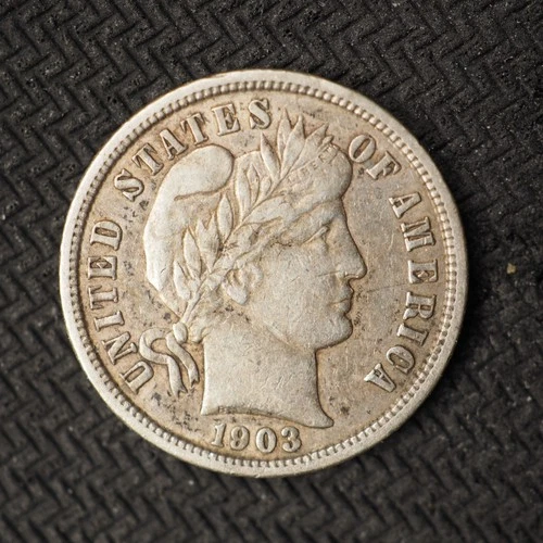 1903 *P* BARBEER   SILVER DIME   ** NICE** - FREE SHIPPING! C1612