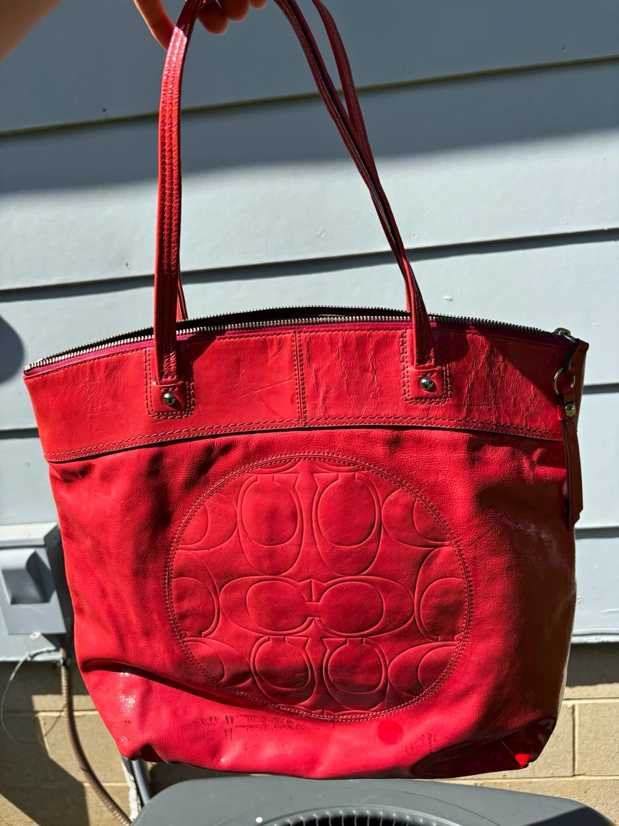 Coach Red Tote Handbags & Purses for Women for sale - eBay