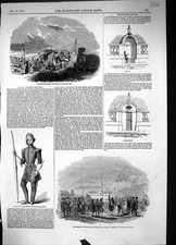 Old 1846 Westminster Bridge Uniform Toxopholite Society Shooting High Victorian