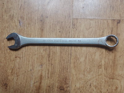 Britool 22mm combination spanner RJM22
