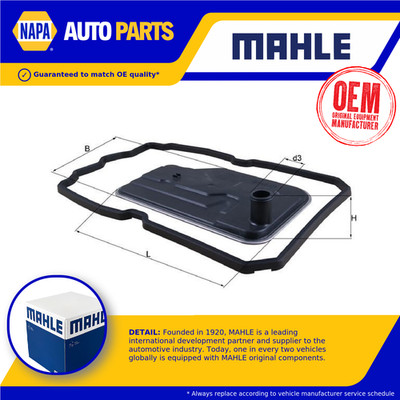 Automatic GearBox Oil Filter HX124D Mahle Transmission 2202770095 2202710180 New