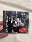 Resident Evil 3 Nemesis PS1 Complete CIB + Dino Crisis Demo Disc. Case Damage
