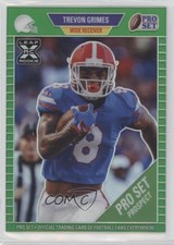 2021 Leaf Pro Set Metal Green Rainbow 3/25 Trevon Grimes #89 uk5