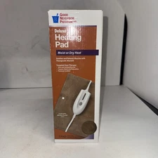 Good Neighbor Pharmacy Deluxe Heating Pad Moist or Dry Heat 12" X 15" 4 Levels