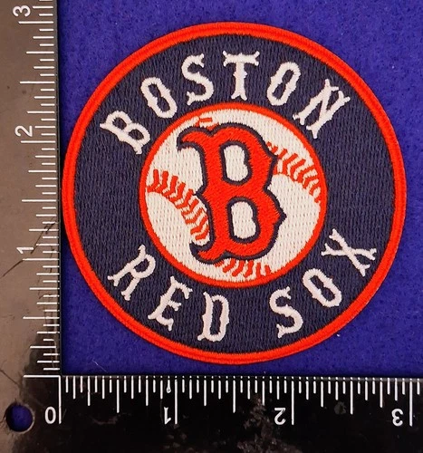 BOSTON RED SOX BASEBALL IRON ON PATCH - 2026