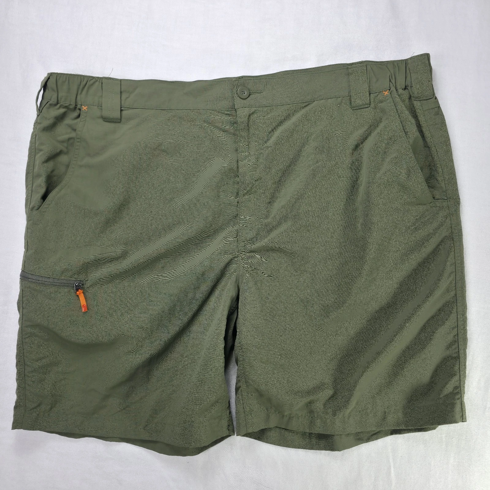 Orvis Mens Classic Fit Castaway Casual Shorts Size 2XL Olive Green $89
